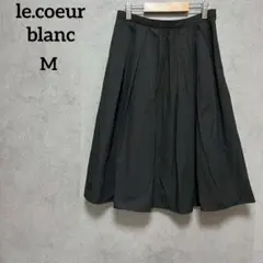 ルクールブラン　タフタフギャザースカート　ミモレ丈　Mのサムネイル