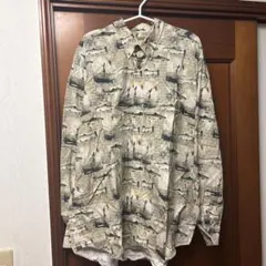 Munsingwear フィッシング柄 長袖シャツのサムネイル