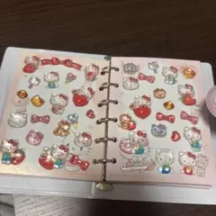 シール帳完成品キティ ボンボンドロップシール