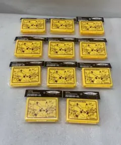 11個セット ポケモンカードゲーム ダメカンケース ピカチュウ大集合