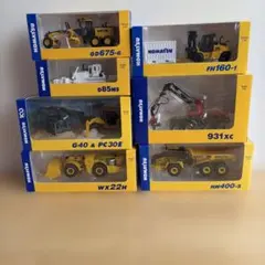 KOMATSU コマツ ミニチュア非売品5点セット - メルカリ
