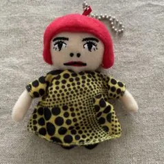 草間彌生人形キーホルダー