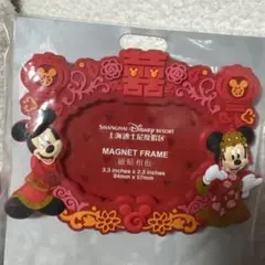 上海ディズニー　フォトフレーム　ミッキー　ミニー