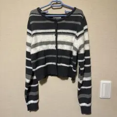 earth music&ecology ストライプ カーディガン