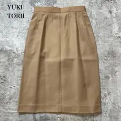 上質 ユキトリヰ【M】ひざ丈スカート ストレート ウール100％ ミニマルのサムネイル