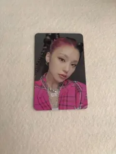 ITZY YEJI トレカ ピンクチェック衣装