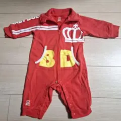 70cm　赤いロンパース 王冠デザイン　ベビードール