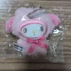 マイメロディ ぬいぐるみキーホルダー ピンク