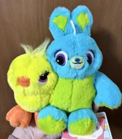 新品タグ付　ディズニー　ダッキー　バニー　フラッフィープラッシーミニ　ぬいぐるみ