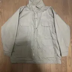 (古着)90s Woolrich ベージュ ダウンジャケットXL