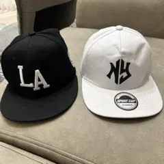 LA NY スナップバックキャップセット