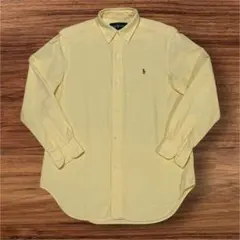 【美品】ポロラルフローレン オックスフォード長袖シャツ サイズ9 日本製