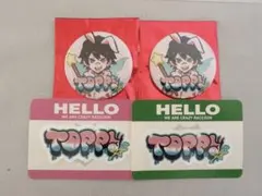 CrazyRaccoon CR とっぴー Toppy 缶バッジ