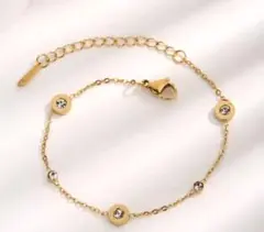 人気 ローマ数字 トレンド ブレスレット ジルコニアダイヤ サージカルステンレス