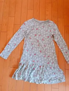 ユニクロ ミニープリントワンピース 150