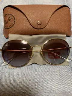 Ray-Ban ラウンドサングラス ブラウン