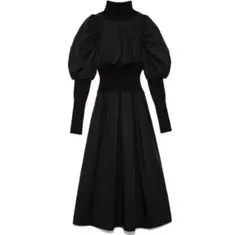 SNIDEL ドッキングウエストリブワンピース