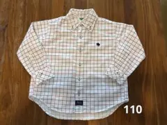 POLO 長袖シャツ チェック柄