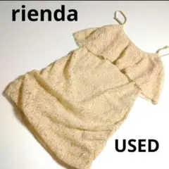 USED★リエンダ・rienda★レディースキャミワンピ・チュニック・ワンピース