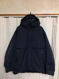 美品 ユニクロ+J ハイブリッドダウンオーバーサイズパーカー ブラック XL