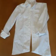 ホワイト ロングシャツ Mサイズ