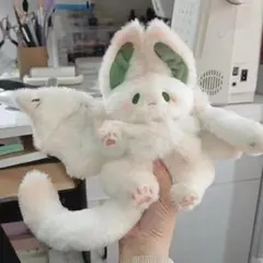 ふわふわ 飛ぶうさぎ ぬいぐるみ 翼付き 癒し系 かわいい
