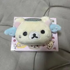 コリラックマ ぬいぐるみバッジコレクション　天使　水色
