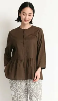 7ID-concept タグ付き　チュニックブラウス