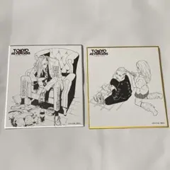 東京リベンジャーズ　原画展　ミニ色紙　色紙　龍宮寺堅　ドラケン　佐野エマ