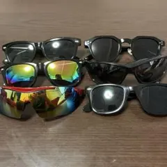 サングラス 6点セット まとめ売り　袋付き