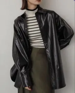 【新品】SENSE OF PLACEブラック長袖シャツトップス