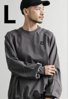 【韓国限定】THENORTHFACE ホワイトレーベル スウェット長袖 男女兼用