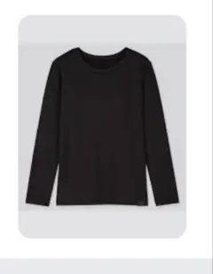 HEATTECH ULTRA WARM 長袖クルーネックTシャツ 黒