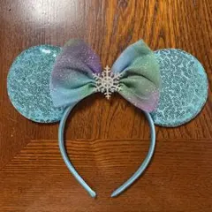 Disney カチューシャ スパンコール 雪の結晶(海外のお土産品)