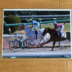 マイヨブラン号　ルメール騎手直筆サイン入り　A4サイズ