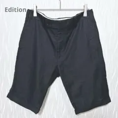 Edition エディション コットンリネン ハーフパンツ 1 日本製のサムネイル