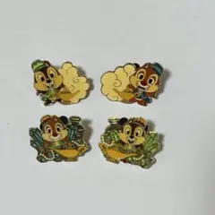 ディズニー　ピンバッチ　4個セット