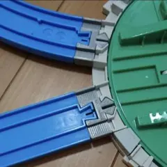 プラレール おおきな転車台 対応　連結部変換パーツ ６個（自作品）