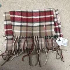 イーストボーイチェック柄ウールマフラー 限定品