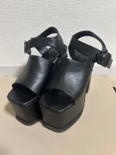 EMODA 厚底サンダル　センターシームバルキーサンダル　24.5 25.0 L