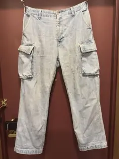 【古着】XLARGE（エクストララージ） デニムカーゴパンツ　30