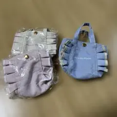 カプセルトイ　ジルスチュアートミニバッグ3個セット