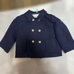 Familiar ネイビー ダブルブレストコート