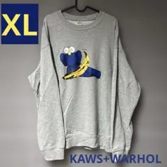 【XL】KAWS+WARHOL UNIQLO スウェット