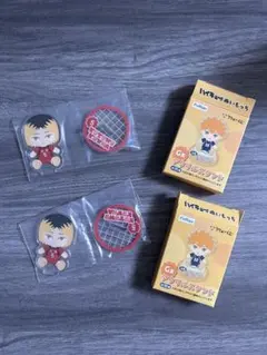 ハイキュー!!　孤爪 研磨　アクリルスタンド　ぬいもっち　フリューくじ　2個