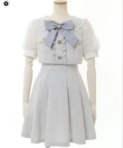 LIZLISA ツイードセットアップ風ワンピース