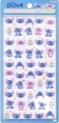 【正規品】スティッチ ボンボンドロップシール ミニ