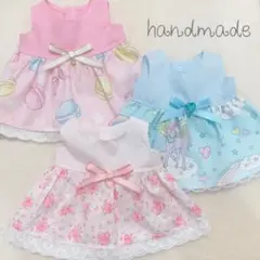 メルちゃん ハンドメイド ワンピース 3枚セット