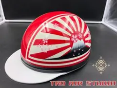 コルク半 カスタム 富士日章 三つボタン 白赤 文字あり セット 高級