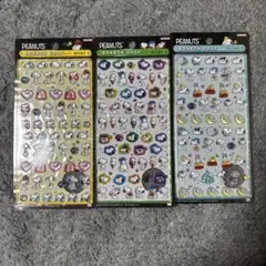 【正規品】PEANUTS BONBON DROP mini シール 3種セット